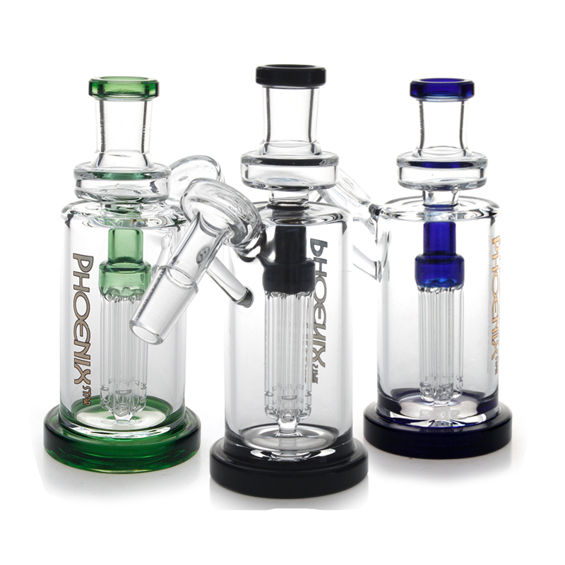 Wholesale 14mm 45 Degrees with 5 Arms Perc Glass Ash Catcher Glass Smoking Accessories