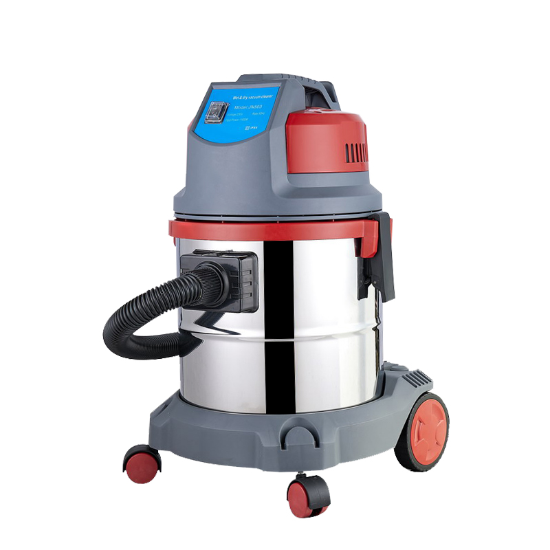 Compact Canister Vacuum Cleaner for Efficient Wet and Dry Cleaning