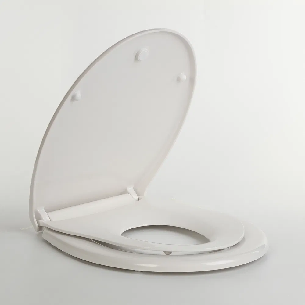 Plastic Oval Smooth Surface PP Toilet Seat Soft Close Family Toilet Seat for Children