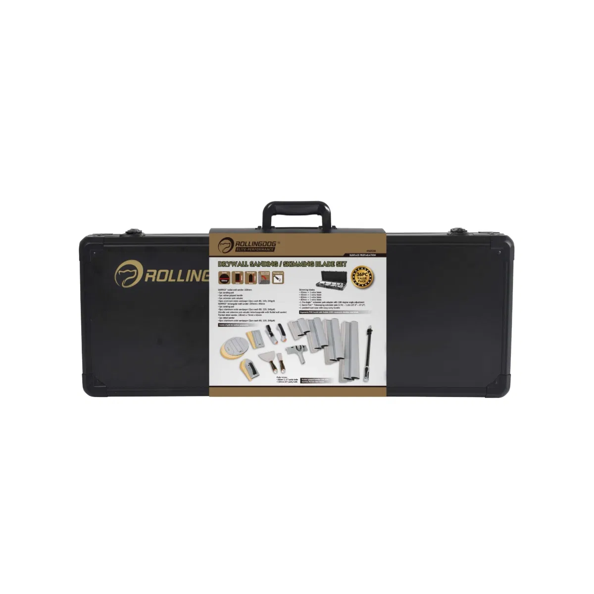 Rollingdog Elite 50530 Drywall Sanding / Skimming Blade Set (36PC)