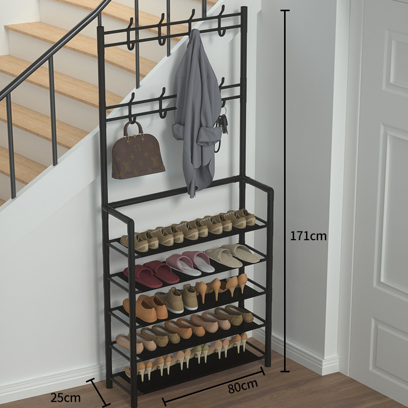 Customizable Simple Modern Bedroom Livingroommultilayer Clothes Hangerstand Corner Coat Rack
