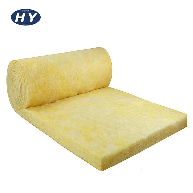 Brown Colour Thermal and Acoustic Glass Wool Insulation Eco Fiberglass Wool Roll