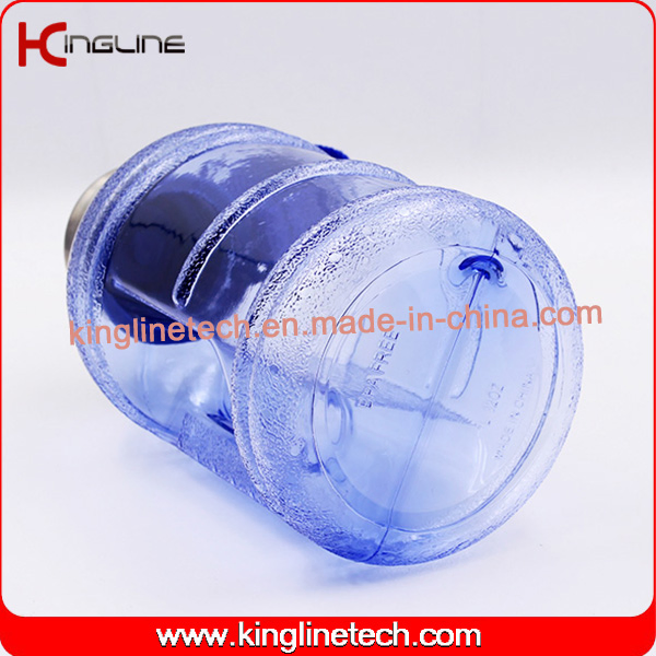 Custom logo 1L plastic jug colorful water bottle with handle for fitness