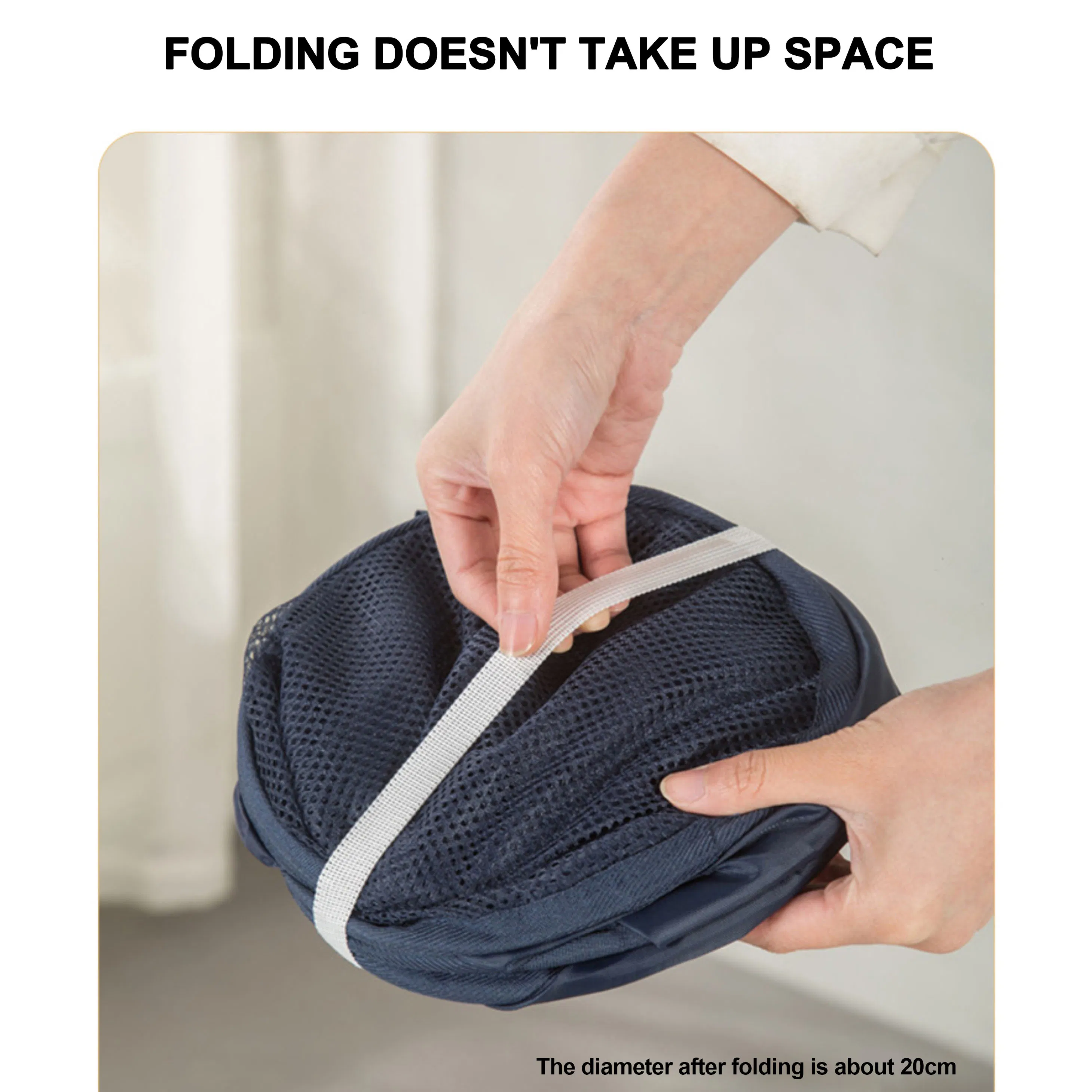 Multi-Functional Foldable Bathroom Hanging Walt Wall Dirty Clothes Large Capacity Laundry Basket
