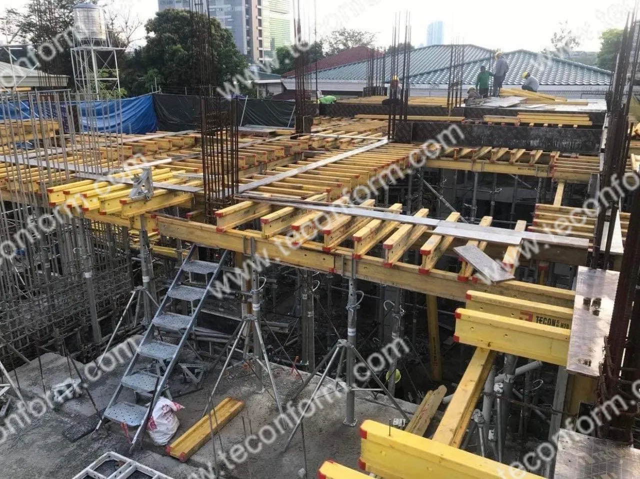 Tecon Wooden Slab Formwork System for Building Materials