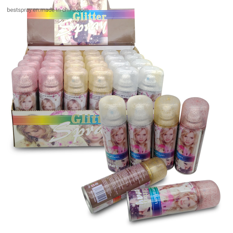 Hair Color Spray Hair and Body Glitter Dispenser Spray