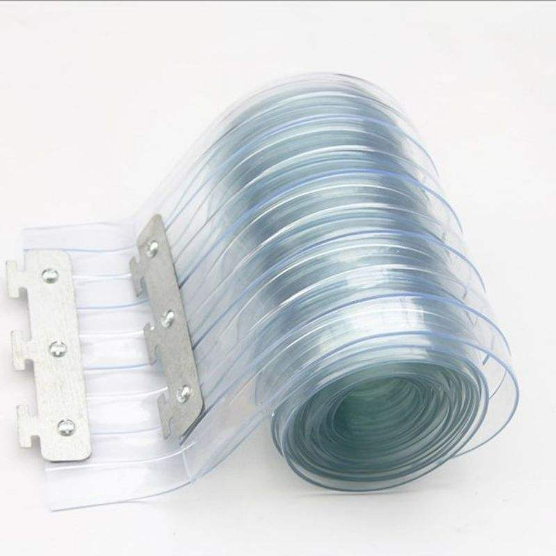 Customized Clear Waterproof Refrigerated Container PVC Strip Insulation Door Curtain for Cold Chain Transport