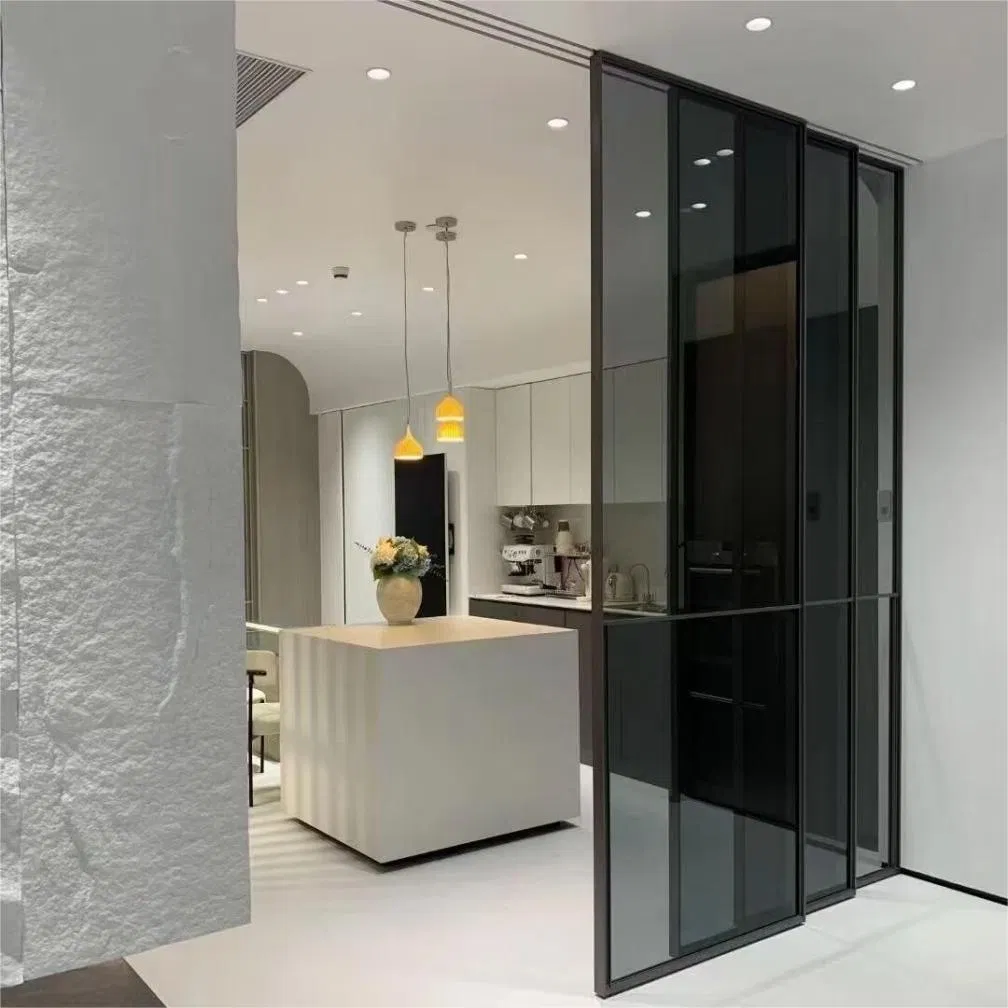 Premium Fire-Rated Conference Room Sliding Glass Door System