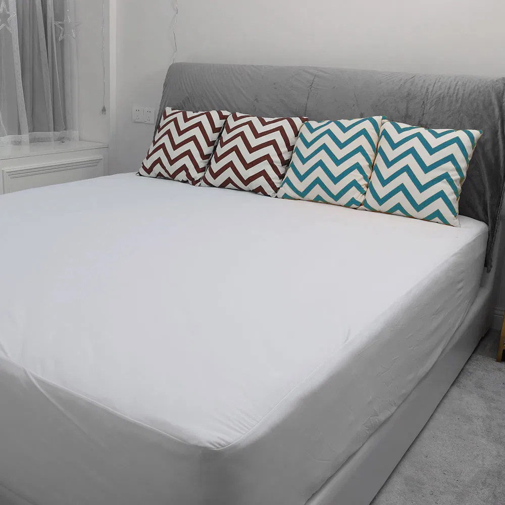 90GSM Knitted Fabric Waterproof Mattress Protector