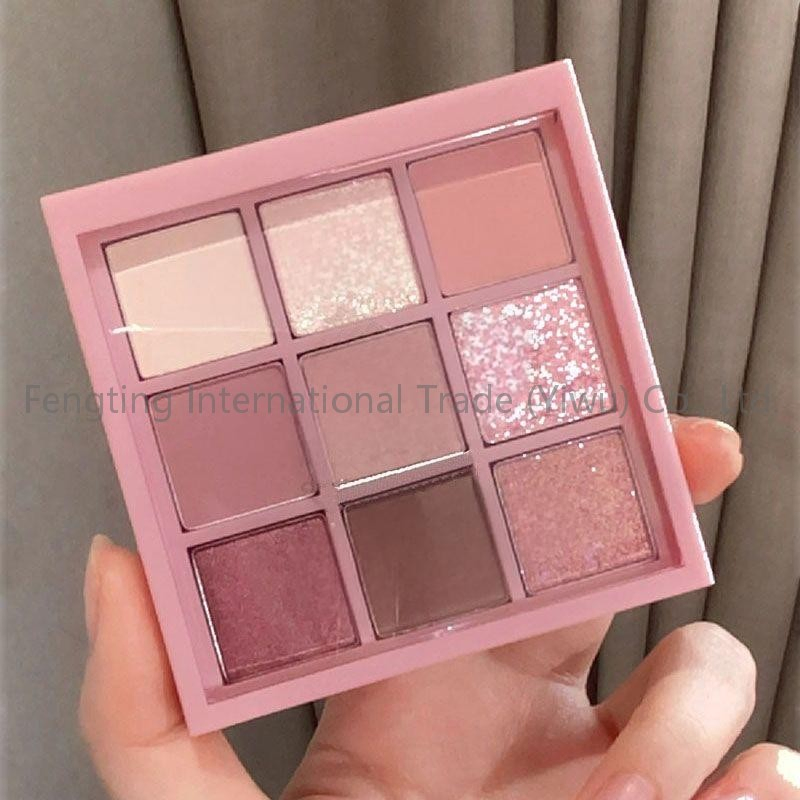 OEM ODM 9 Colors Wholesale Eye Shadow Palette Matte Long Lasting with CE FDA Cpnp Certified for Middle East Market