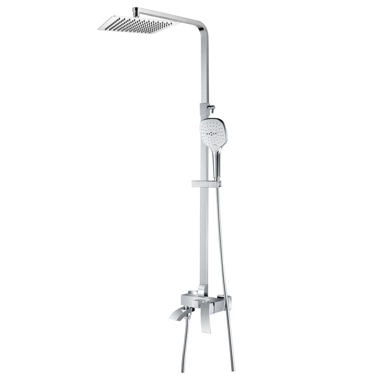 Wholesale Cheap Hot Selling Bathroom Brass Wall Mounted Faucet Rainfall Shower Set