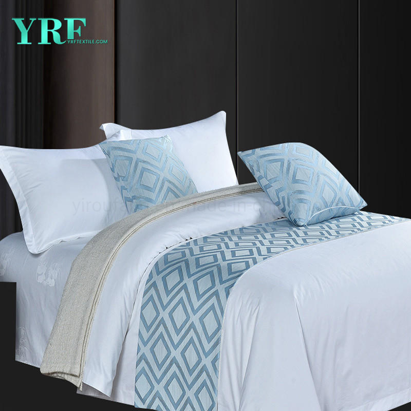 Hotel Bedroom Thickened Modern Simple Ramie Cotton Dark Grey Decorate Bed Flags