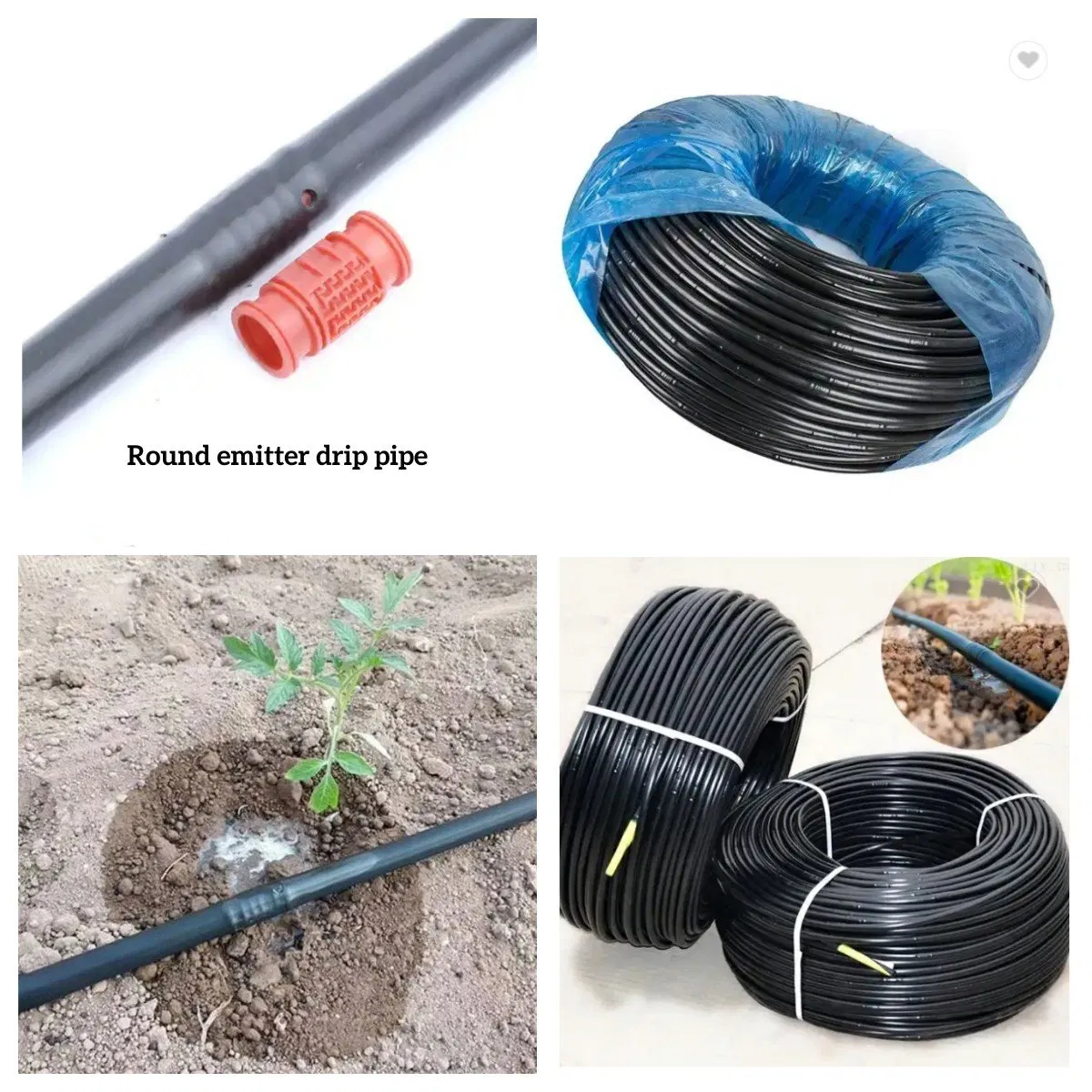 Customized 16mm Adjustable Agriculture Flat Emitter Pipe Farm System Irrigation Drip Tape