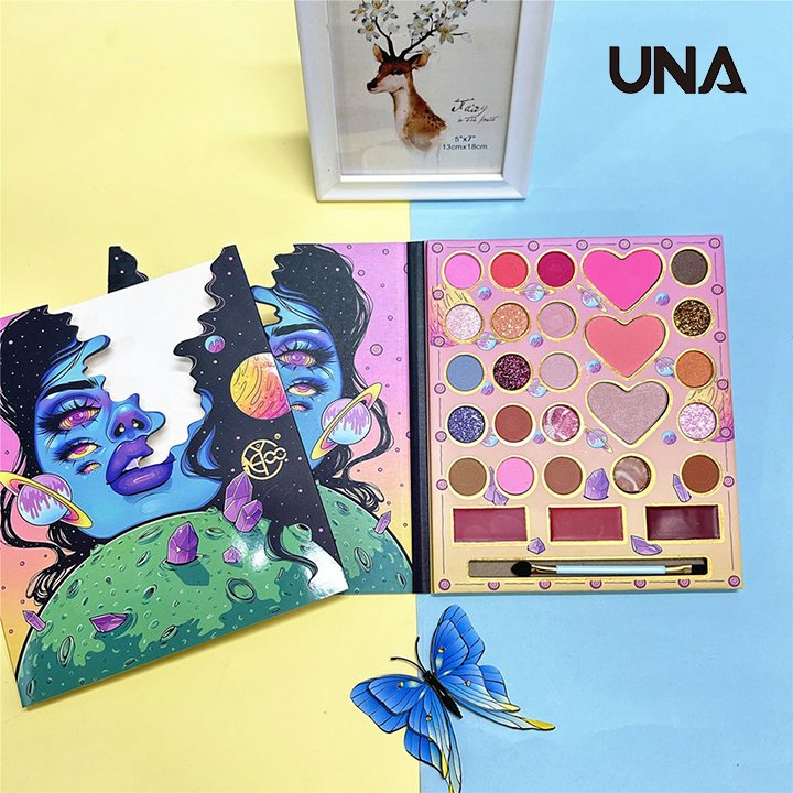 Wholesale High Pigment Eyeshadow Palette Vagan Organic Glitter Matte Shimmer Eyeshadow Palette 27 Colors Eyeshadow Makeup