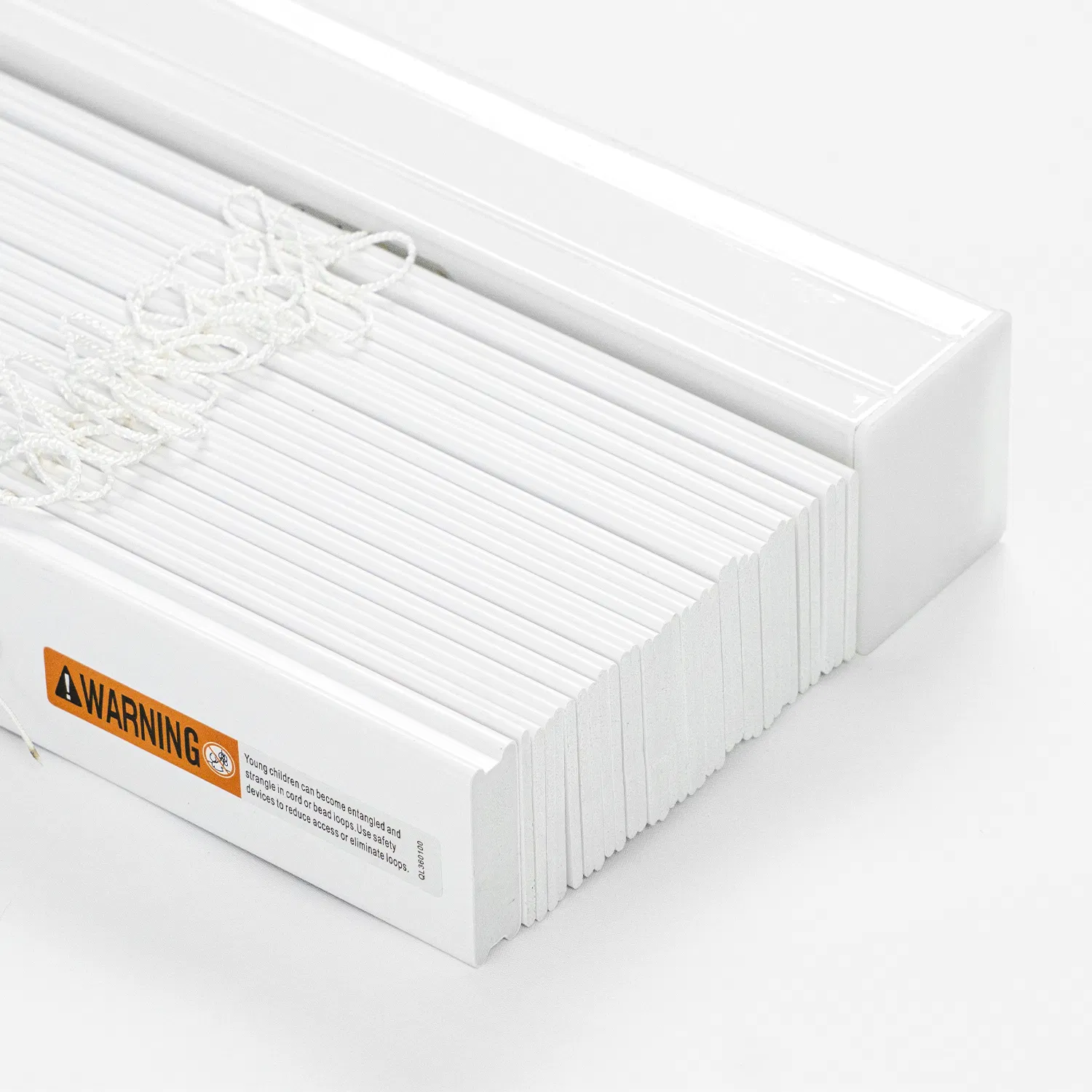 Simple Style PVC Blinds for Louver Windows with Cordless Control