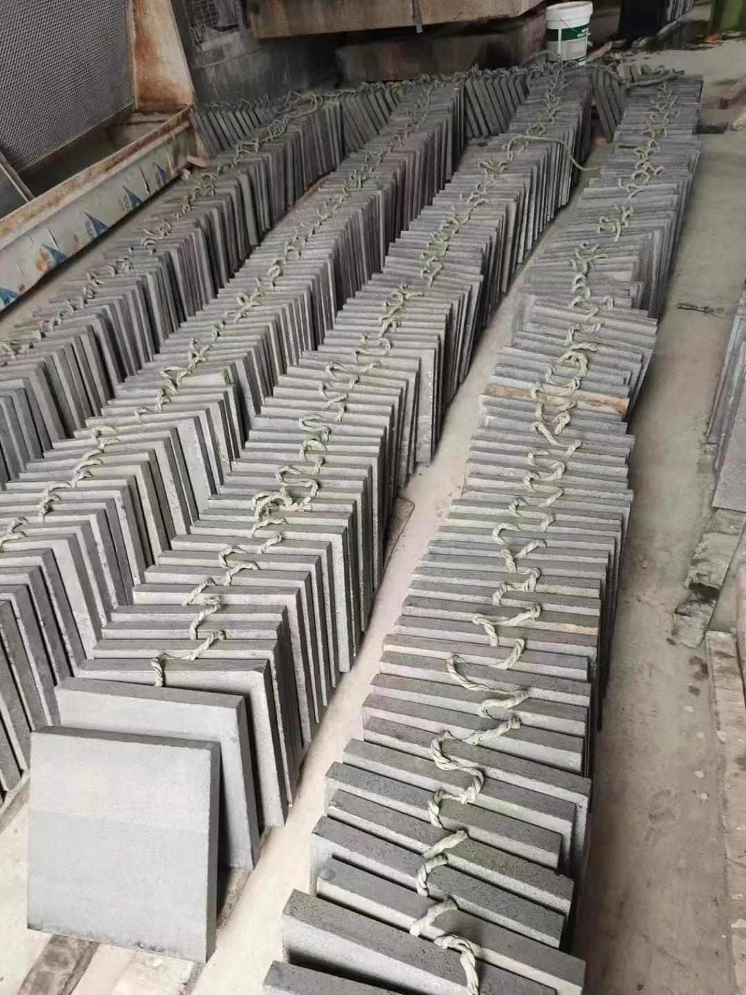 Grey Andesite Stone Small Hole Basalt Paver Tiles Driveway for Floor and Wall Holiday Resort