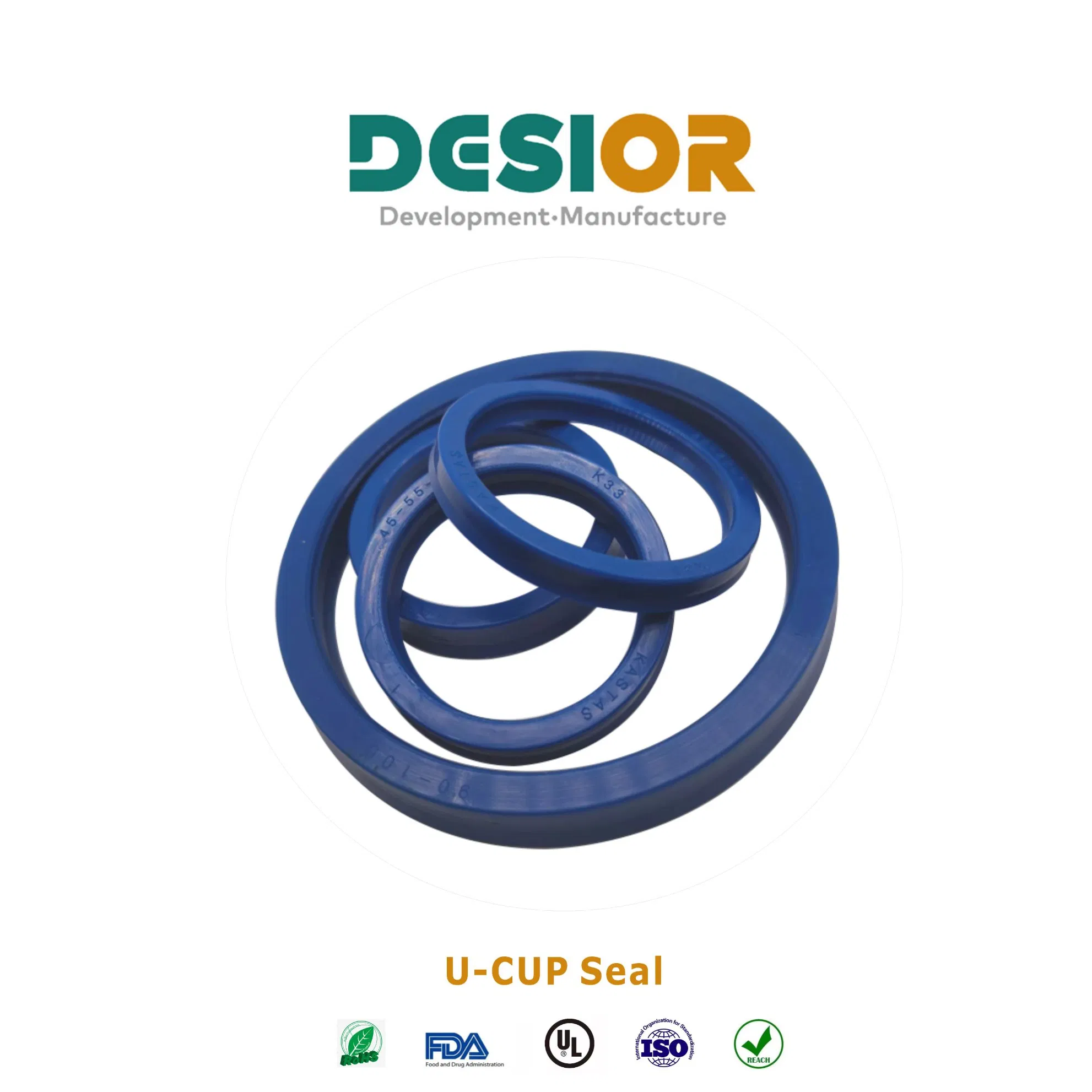 Polyurethane Seals Oil Hydraulic Cylinder Oil Seal a Large Number of off-The-Shelf Sealing Rings High Pressure Durable Excavator Hydraulic Cylinder Boom Seal