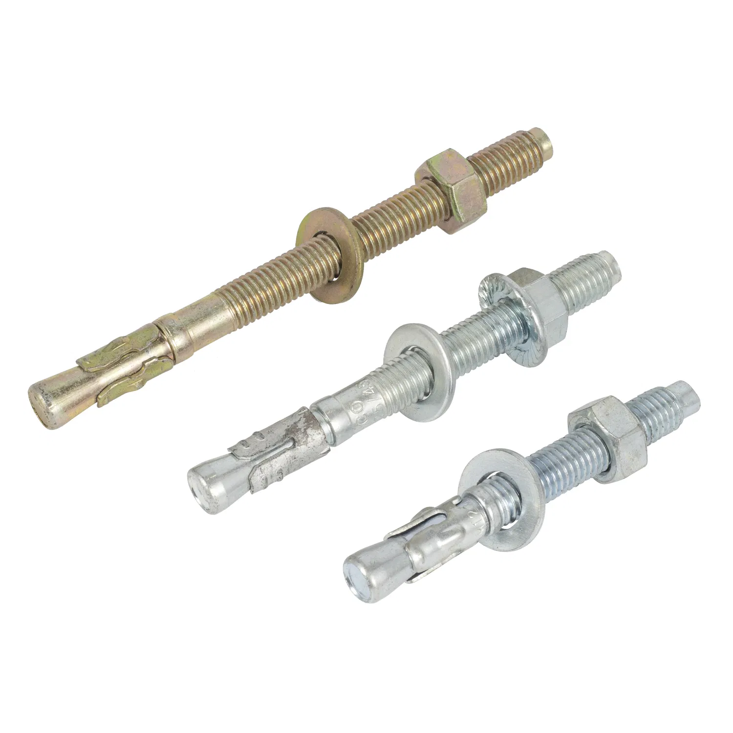 Carbon Steel Stainless Steel Zinc Plated Fix Bolts Wedge Anchor Expansion Bolts Drop in Anchor Bolt