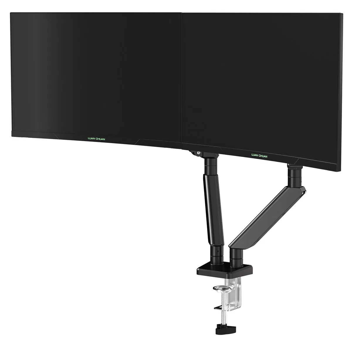 Газопружинный кронштейн для двух мониторов