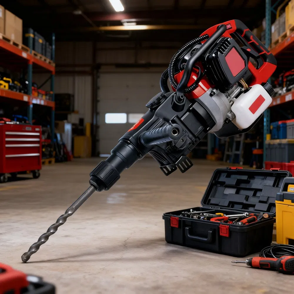 Отбойный молоток бензиновый GLGW GDP68 для бетона