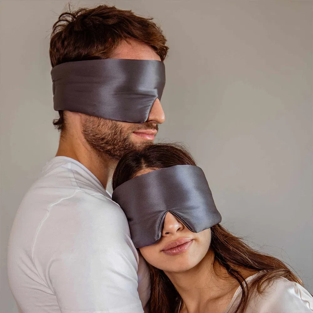 Custom Branded Silk Sleep Eye Mask 100% Mulberry Silk Eyemask for Sleeping 19momme