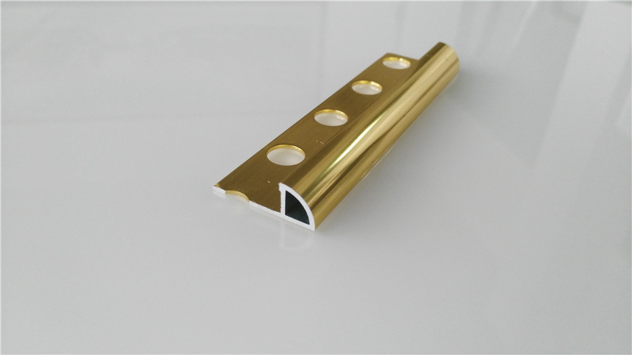 Glt167 Aluminum Suqare Corner Edge Trim Gold Bright Color Hot Sale
