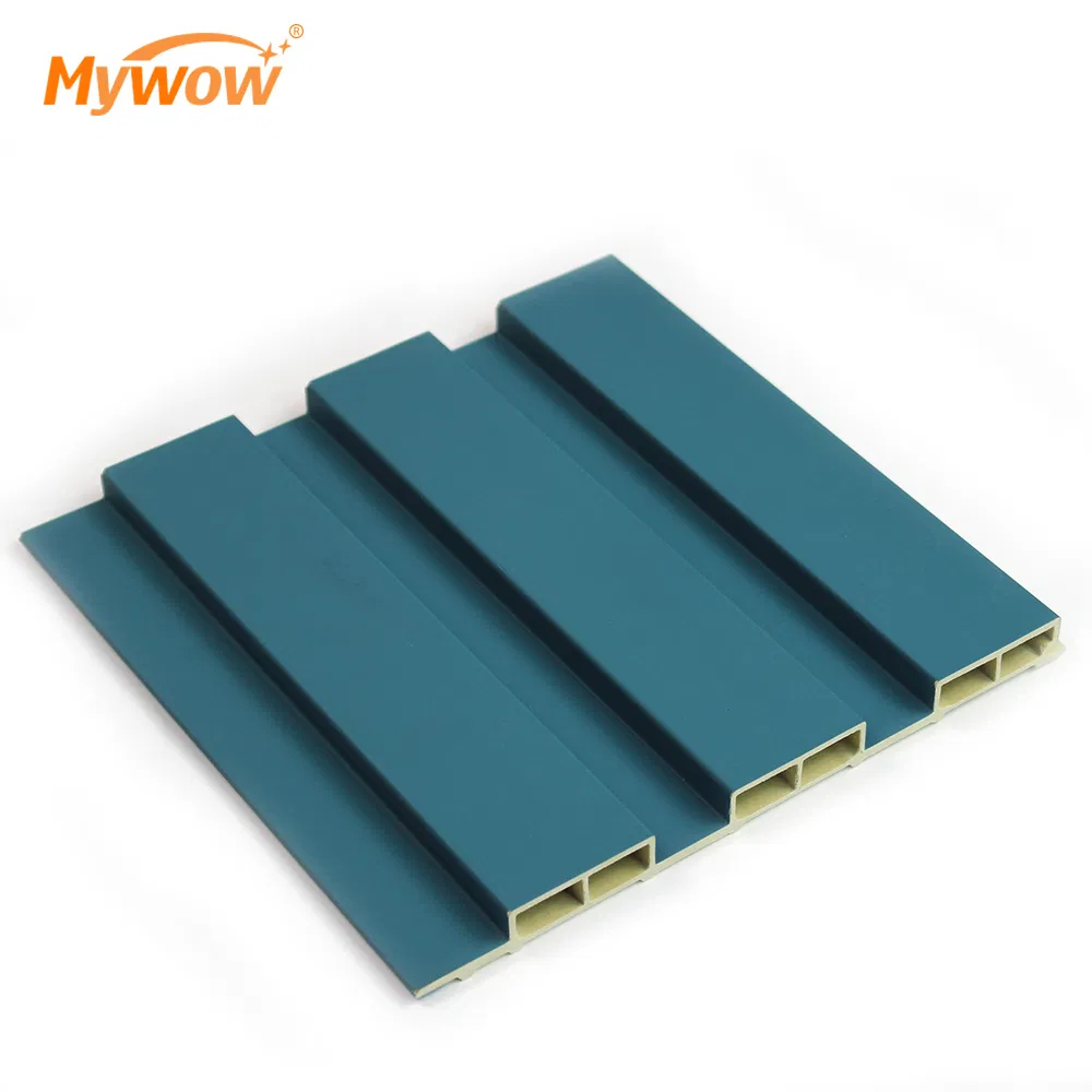Modern 160*20 WPC Wall Panel 3D Interior Wood Plastic Panel Fluted Panels