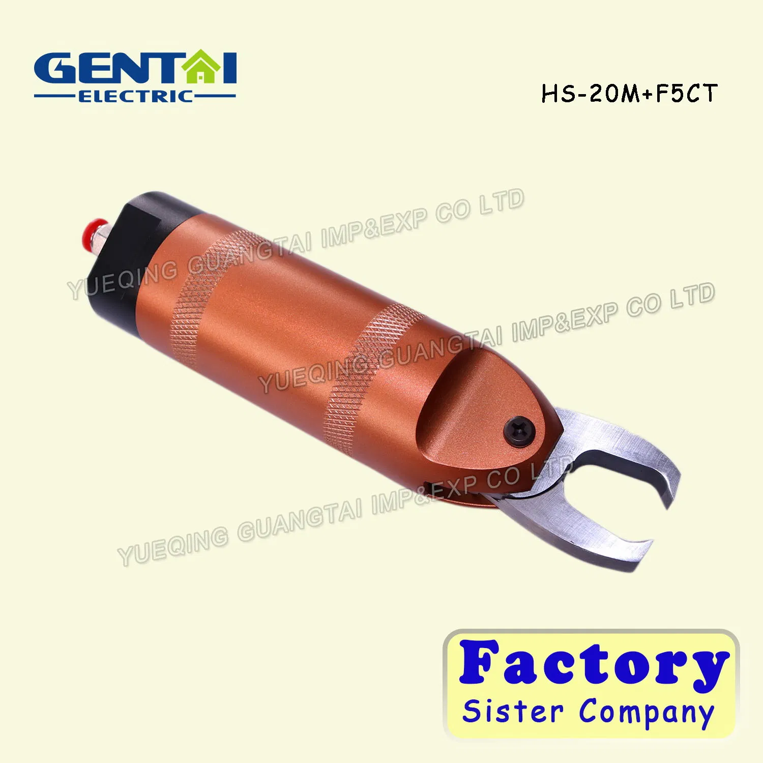 Пневматический бокорез HS-20M+F5 для резки пластика