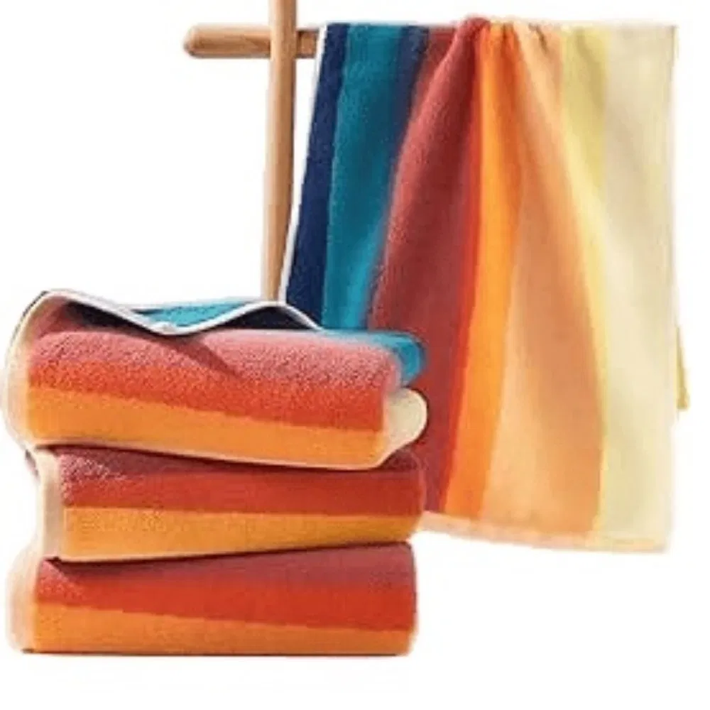 Soft and Plush Twisted Fabric Towels - 40X60cm 600-1400 GSM Luxurious Feel