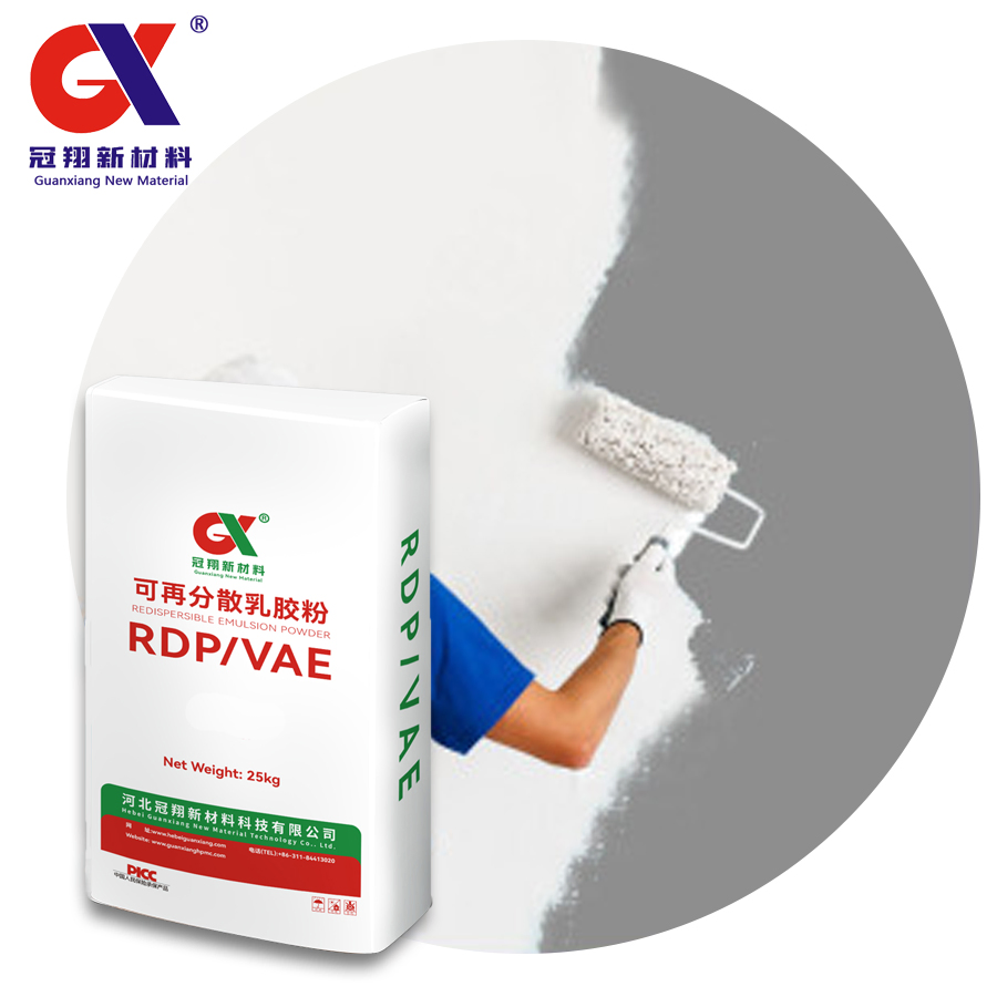 Gx Brand 12% Ash Redispersible Polymer Powder Rdp/Vae for Wall Putty Additive