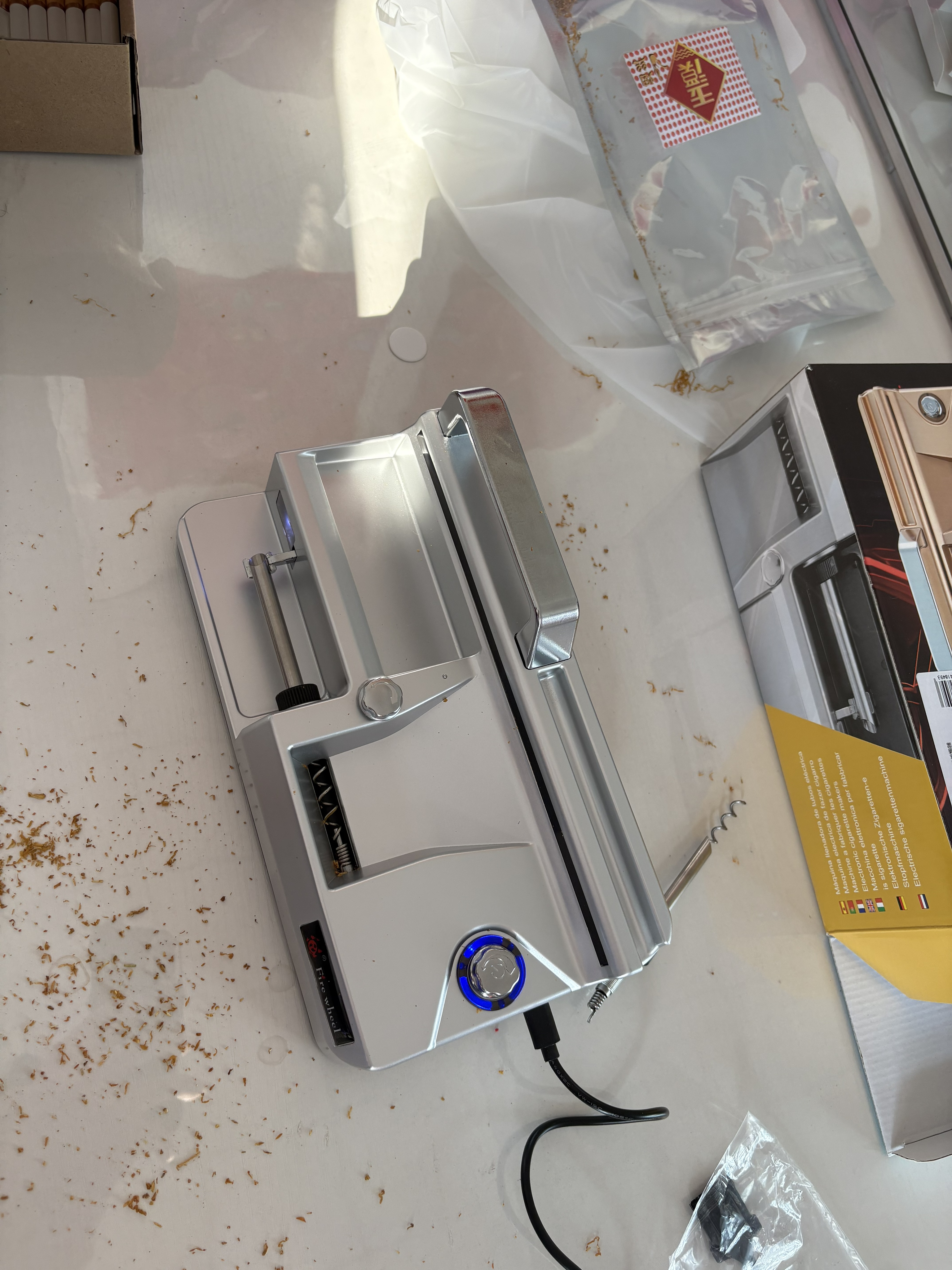 Машинка для сигарет электрическая набивочная