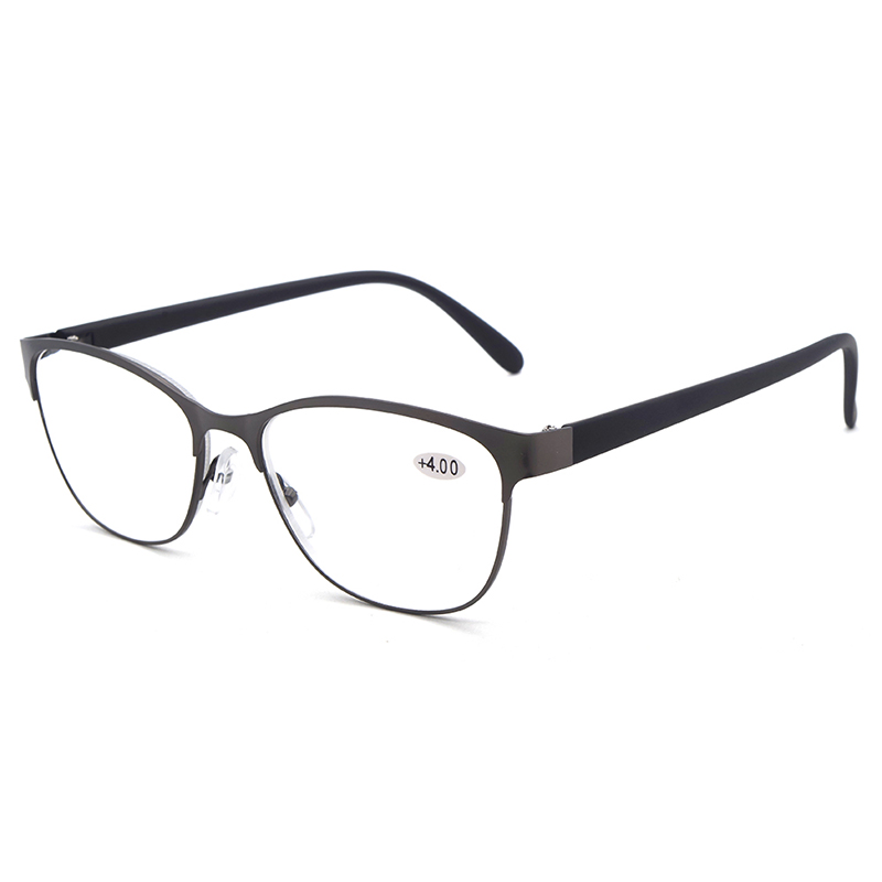 Wholesale Fashion Round Metal Italy Design Blue Light Cheap Reading Glasses for Women Men
