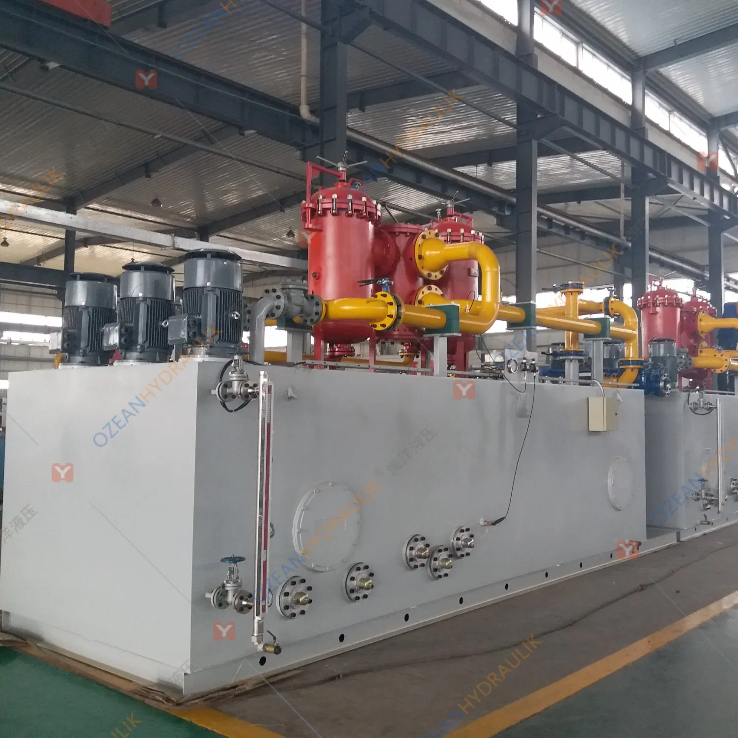 Мощная гидравлическая система на водно-гликолевой основе