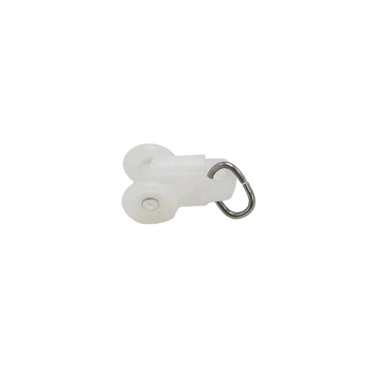 Silent Pulley Curtain Hooks White Metal Track Accessories