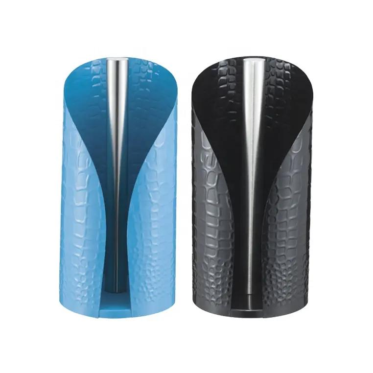 Kitchen Accessories Iron Napkin Tissue Paper Holder with Roll Pole Kraft Paper Cylinder Tissue Holder