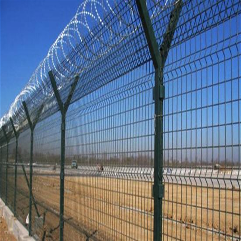 Customized Anti Climb Metal Steel Airport Prison Border Safety Fence