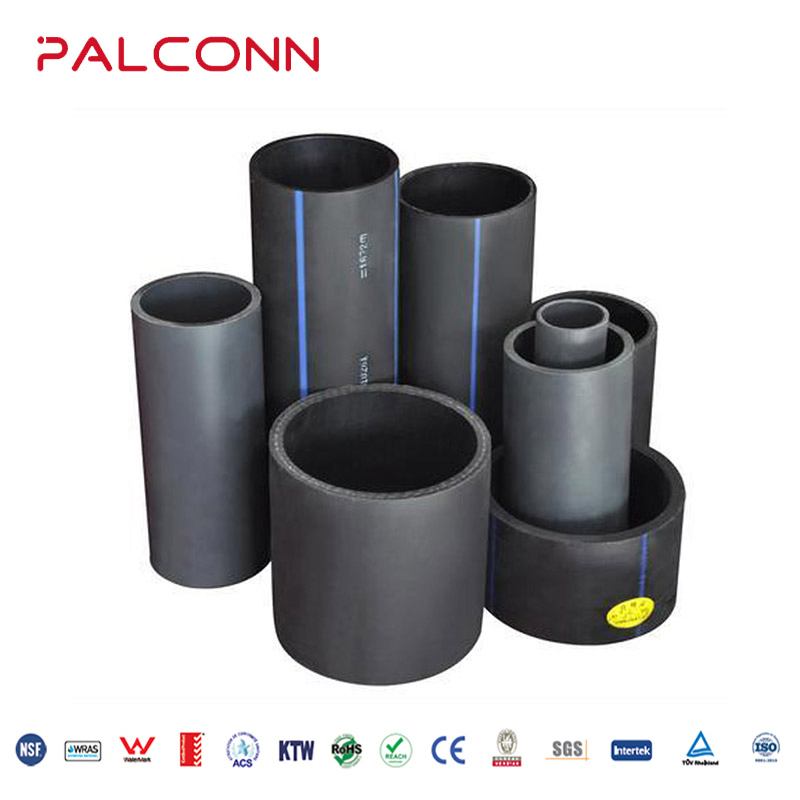ISO Pn16 75mm Blue Line PE100 HDPE Pipes for Water