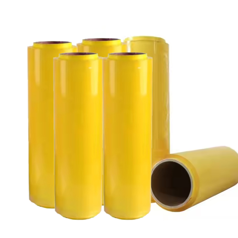 Food Service PVC Cling Film Fruits Vegetables Stretch Jumbo Roll Film