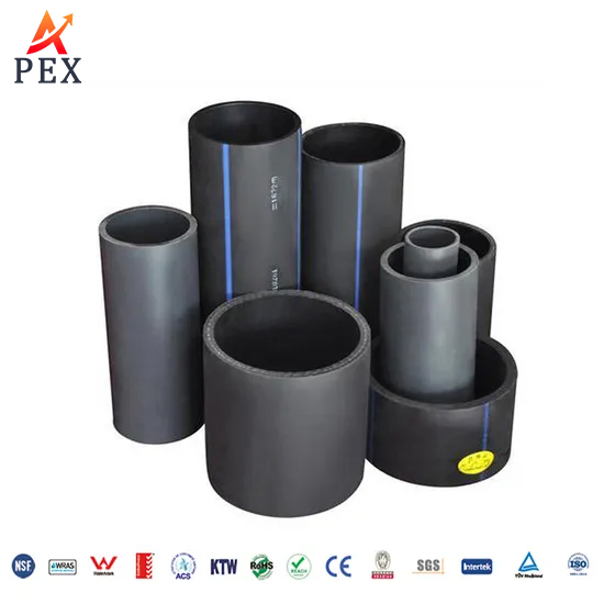 Shandong Apex 63*7.1mm Water Supply Black HDPE Pipes and Fittings