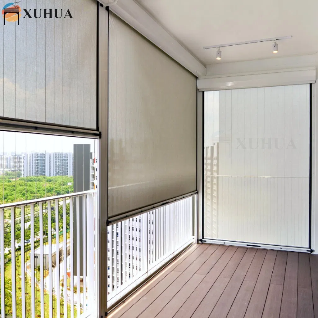 Xuhua Retractable Zipper Track Screen Automatic Smart Waterproof Aluminum Electric Roller Blind
