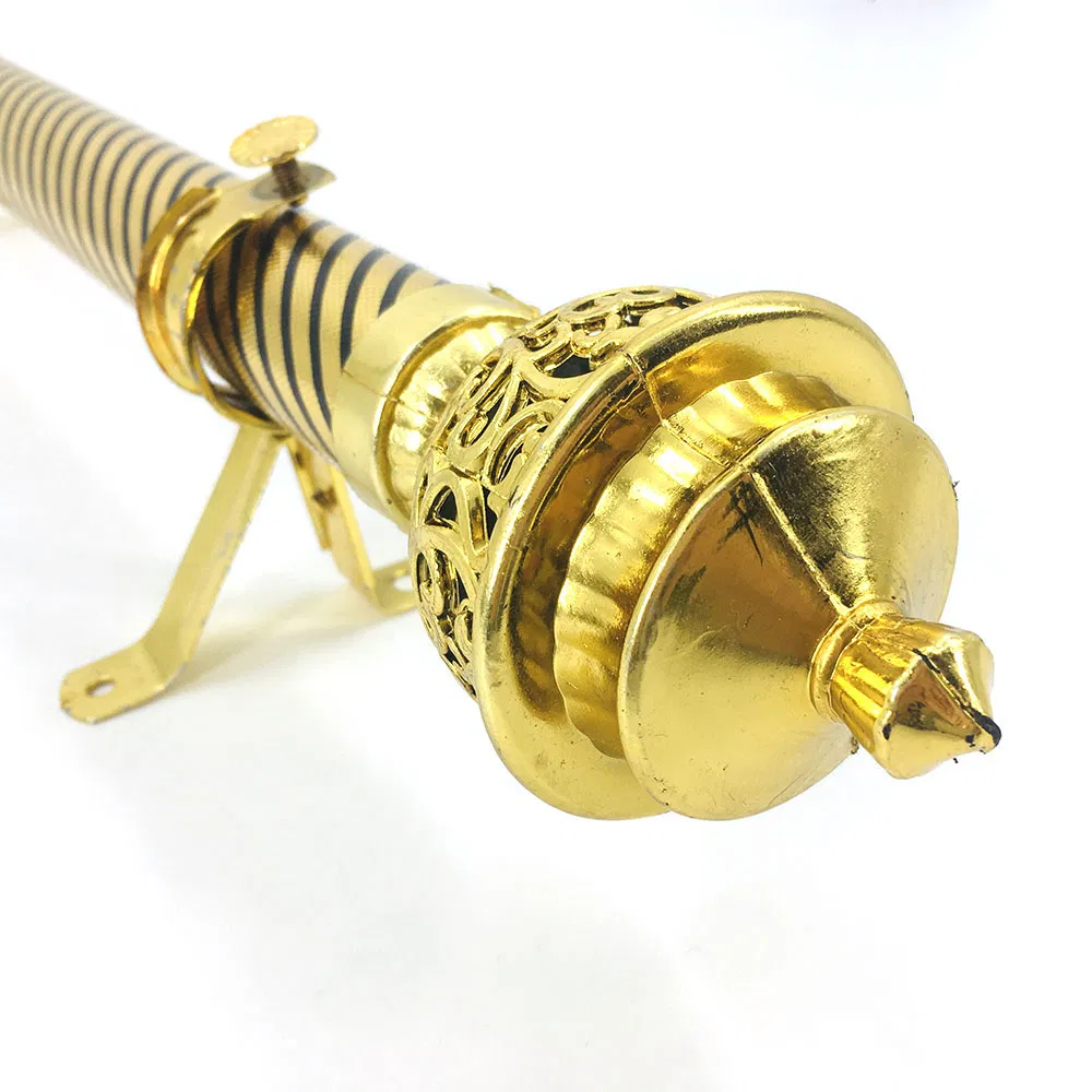 Industrial Black Curtain Rod 3 Meters Stainless Steel Curtain Rod