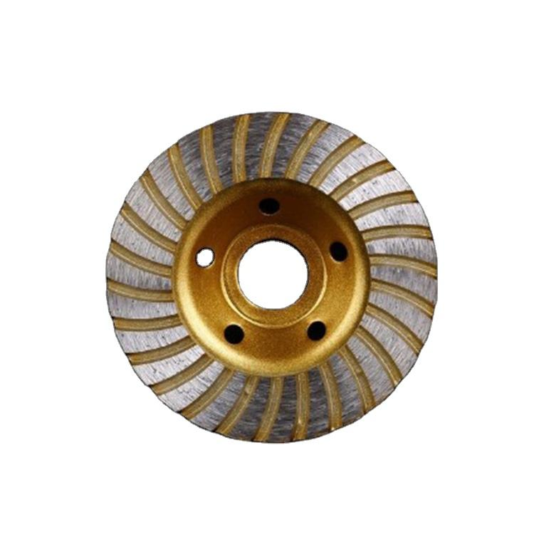 Diamond Grinding Cup Wheel for Grinding Concrete 115mm Cutting Tool Turbo Row Angle Grinder Cup Wheel Diamond Wheel for Cutting Concrete, Marble