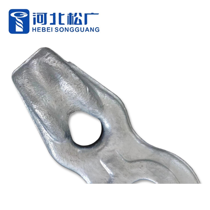 Forged Galvanized Pole Line Fittings Angle Thimble Eyelet Straight Thimble Eyelet