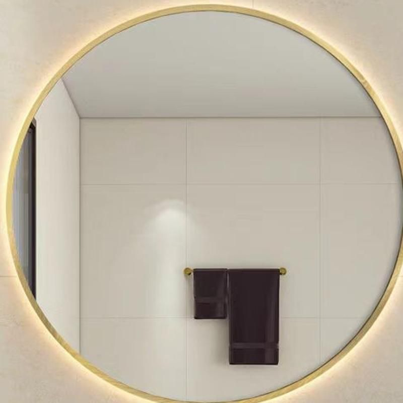 Contemporary LED Bathroom Mirror with Adjustable Brightness Settings