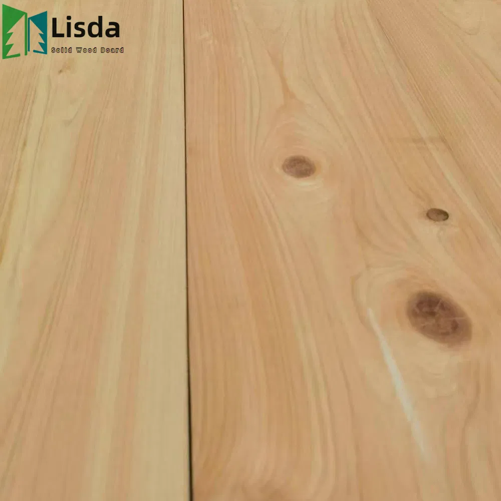 Customized Japanese Cypress Edge Glued Board for Bed