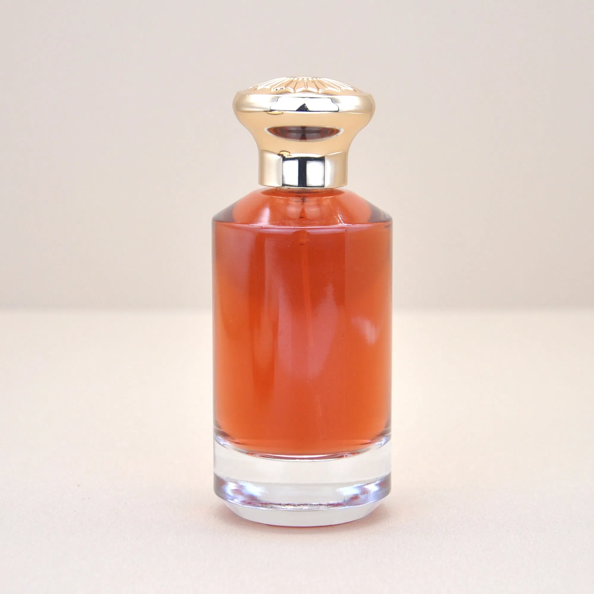 Cosmetic Packaging 70ml Empty Glass Cream Bottle Shaped-Shape Thread Screw Bottleneck Sealed with Screw Sprayer or Lotion Pump Dropper Perfume Essence Bottle