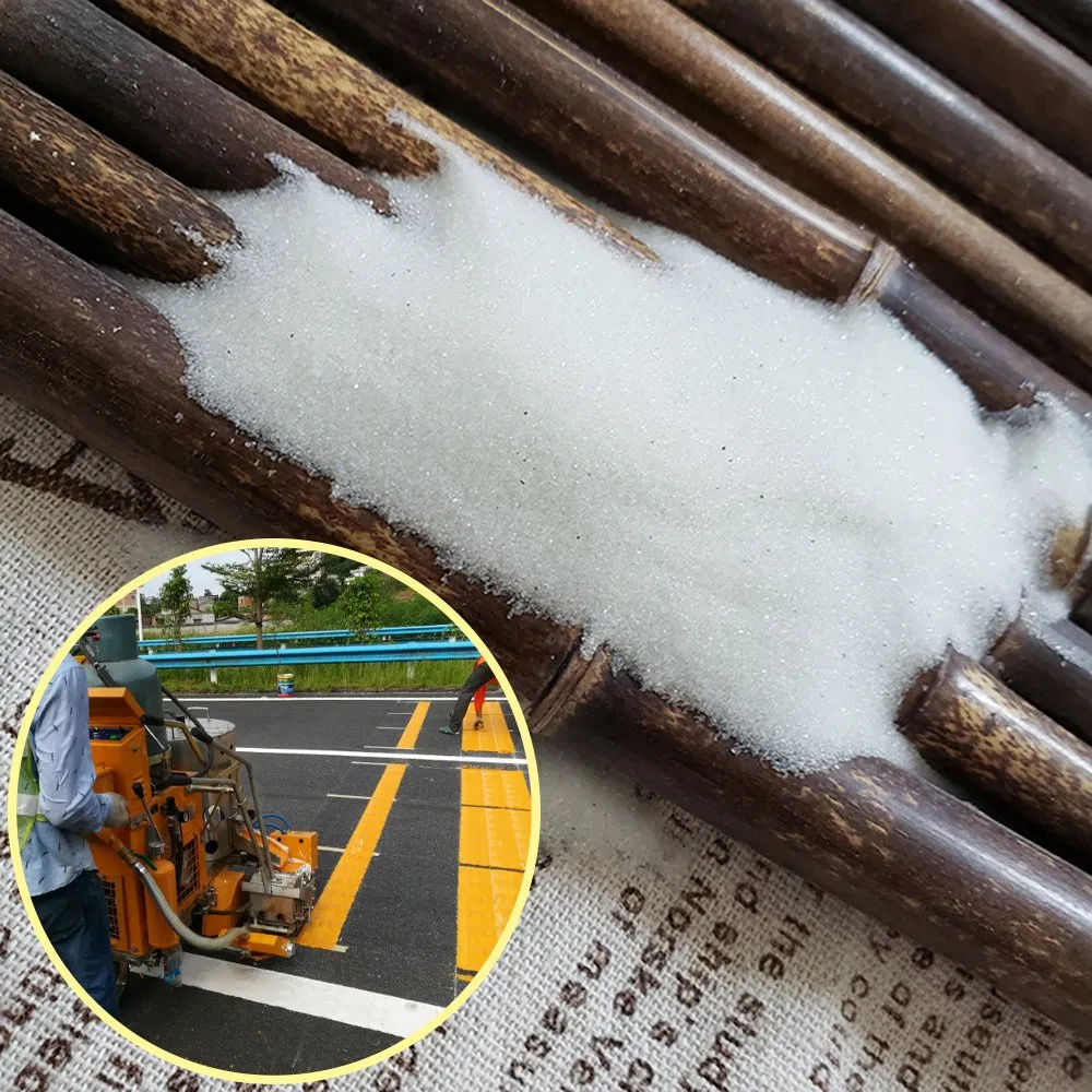 High Reflective Abrasive Glitter Glass Beads for Road Marking