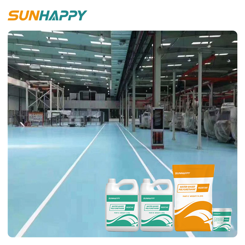 Multifunctional PU Mortar High Hardness Strength Impact Abrasion Resistant Water-Based Polyurethane Mortar