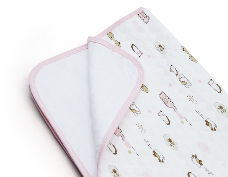 Wholesale Pad Printed Sheet Baby Bed Cover Fitted Crib Underpad