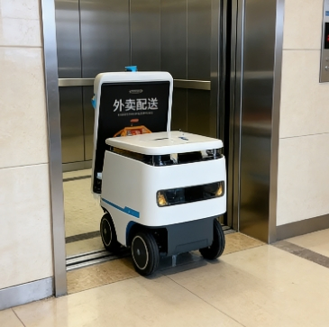 Robust Heavy Duty Catering Truck Outdoor Meal Delivery Distribution Robot